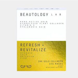 Beautology Lab 24K Gold Collagen Eye Masks NIB